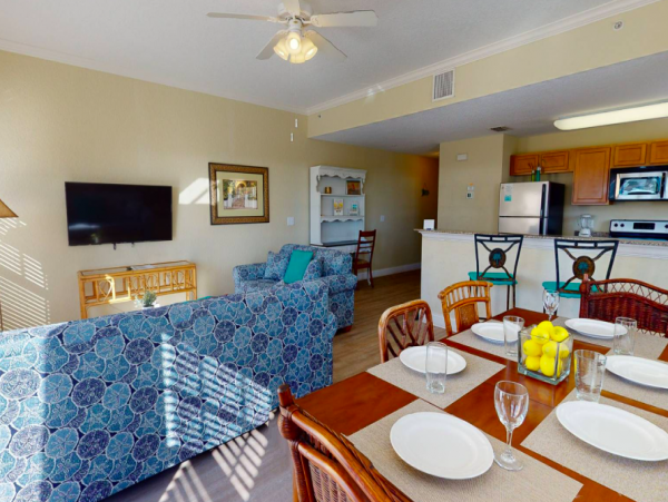Two Bedroom Condo with shared pool & beach views