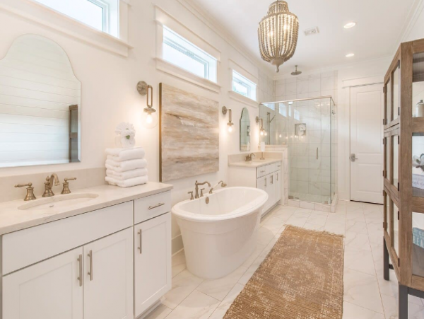 6 Bedroom- 4.5 Bathroom with beach access about 1 mile away
