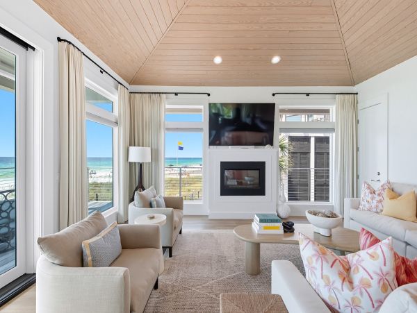 Right On The Sand Gulf Front Five Bedroom Vacation Home in Seagrove Beach