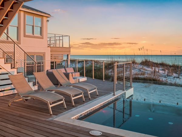 Right On The Sand Gulf Front Five Bedroom Vacation Home in Seagrove Beach