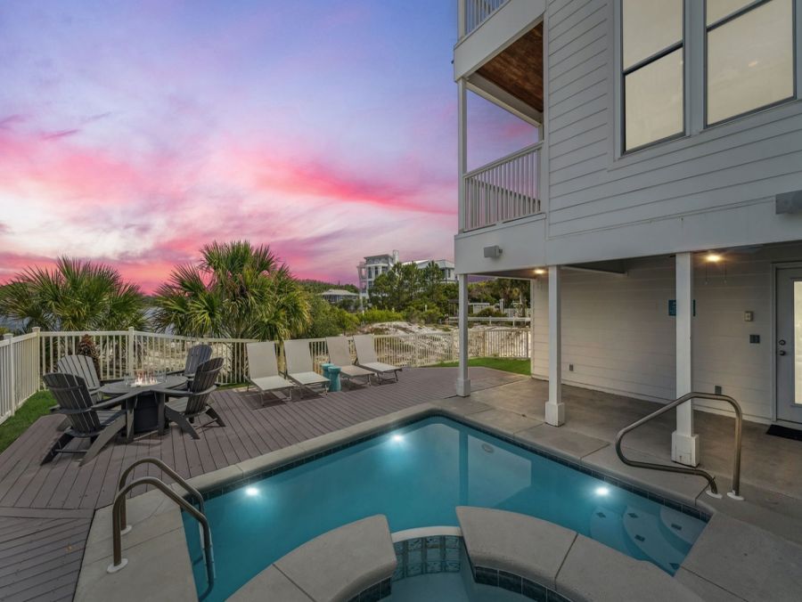 Seagrove Beach Lake & Gulf View Five Bedroom Vacation Home