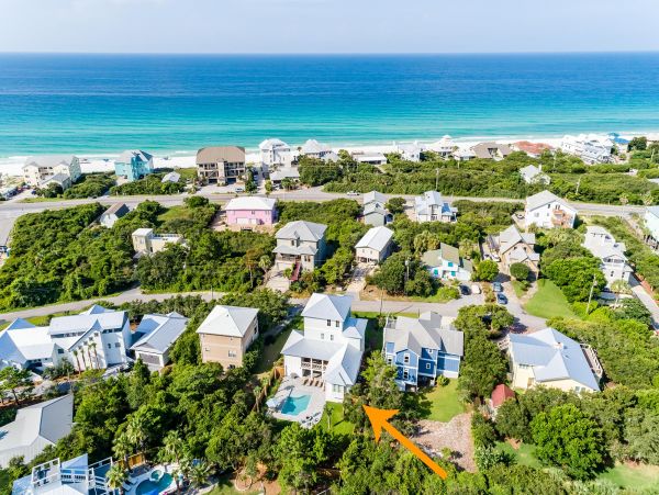 Charming Coastal Home with Five Bedrooms & Partial Ocean Views