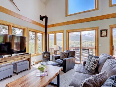 Breckenridge Mountain View Five Bedroom Vacation Home