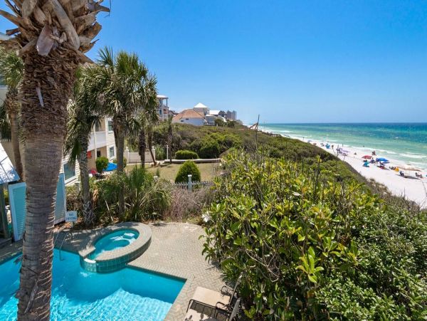 Luxurious Gulf-Front Seagrove Retreat with Pool, Breathtaking Views & Private Beach Access