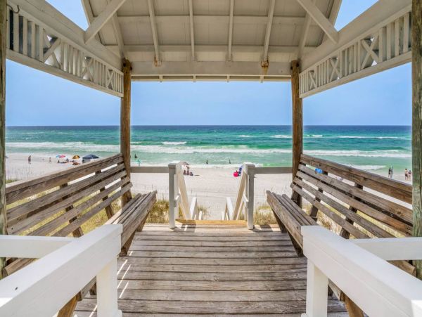 Luxurious Gulf-Front Seagrove Retreat with Pool, Breathtaking Views & Private Beach Access