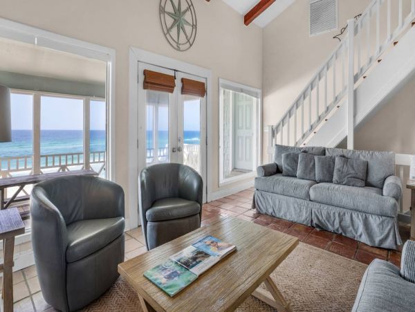 Luxurious Gulf-Front Seagrove Retreat with Pool, Breathtaking Views & Private Beach Access