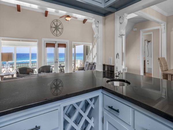 Luxurious Gulf-Front Seagrove Retreat with Pool, Breathtaking Views & Private Beach Access