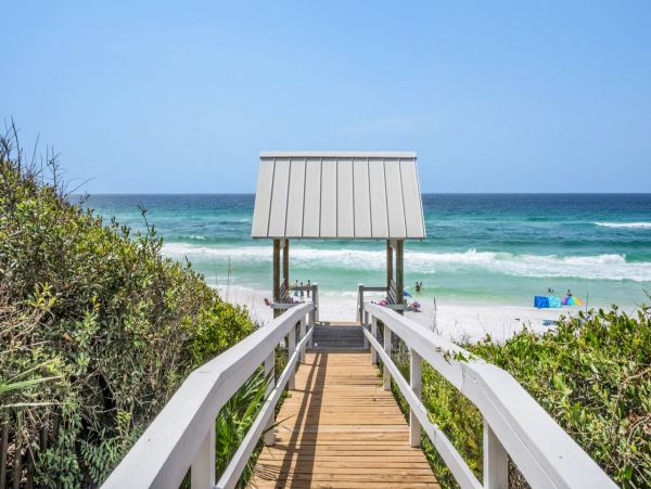 Luxurious Gulf-Front Seagrove Retreat with Pool, Breathtaking Views & Private Beach Access