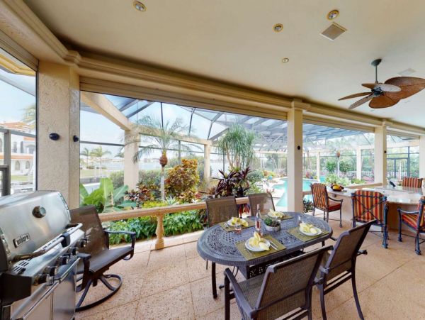 Four Bedroom Bay View Pool Home in Marco Island