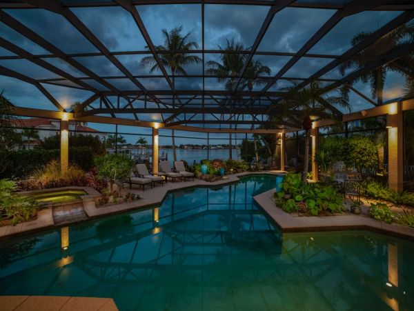 Four Bedroom Bay View Pool Home in Marco Island