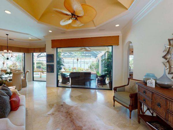 Four Bedroom Bay View Pool Home in Marco Island