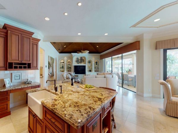 Four Bedroom Bay View Pool Home in Marco Island