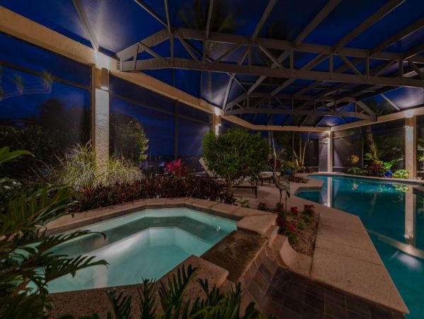 Four Bedroom Bay View Pool Home in Marco Island