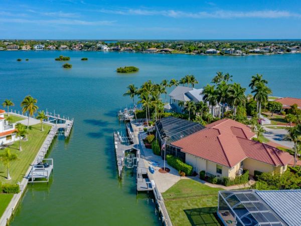 Four Bedroom Bay View Pool Home in Marco Island