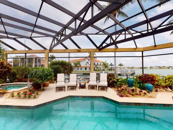 Four Bedroom Bay View Pool Home in Marco Island
