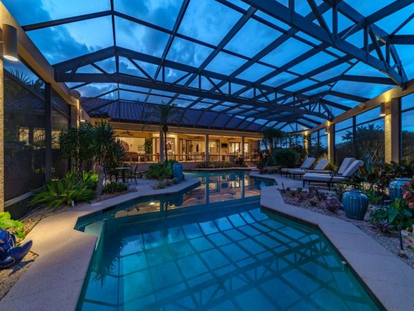 Four Bedroom Bay View Pool Home in Marco Island