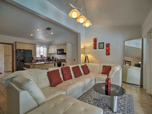 Two Bedroom Vacation Home with Private Caged Pool Sleeps 8