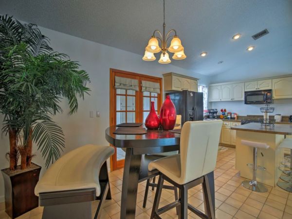 Two Bedroom Vacation Home with Private Caged Pool Sleeps 8