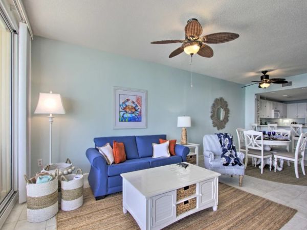 Gulf Front Two Bedroom Tastefully Decorated Condo in Panama City Beach