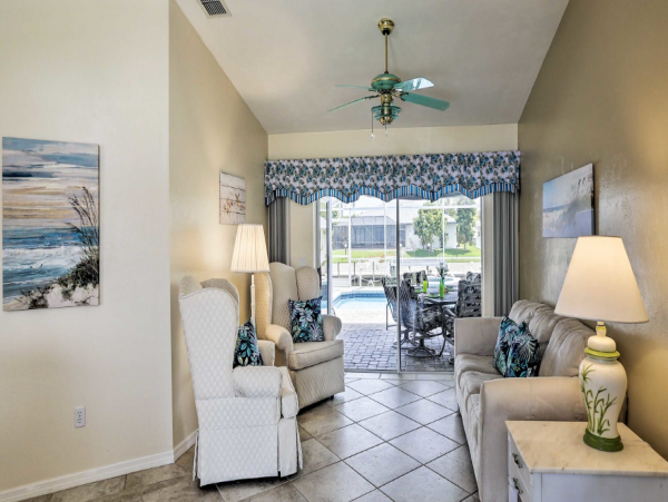 Beautiful Cape Coral Vacation Home with Dock & Pool