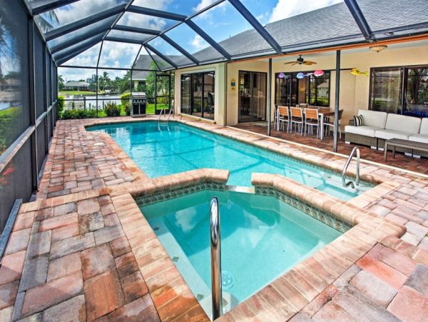 Cape Coral Canal Front Three Bedroom Vacation Rental