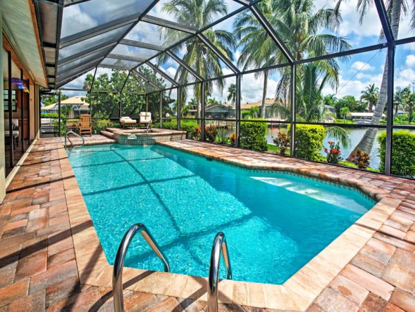 Cape Coral Canal Front Three Bedroom Vacation Rental