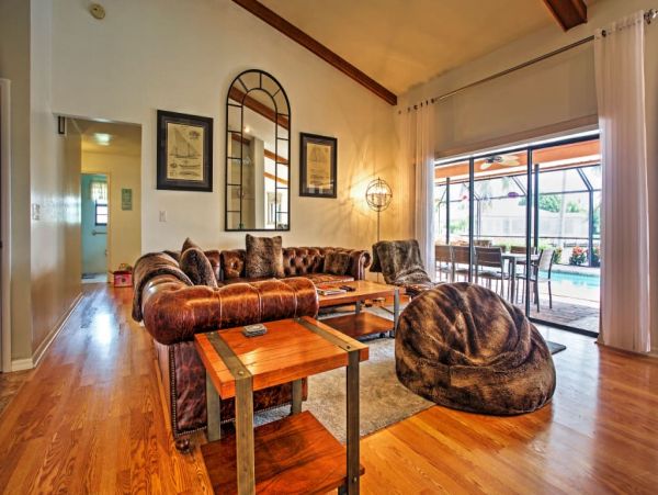 Cape Coral Canal Front Three Bedroom Vacation Rental