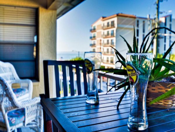 Spacious Beach Two Bedroom Condo with Balcony