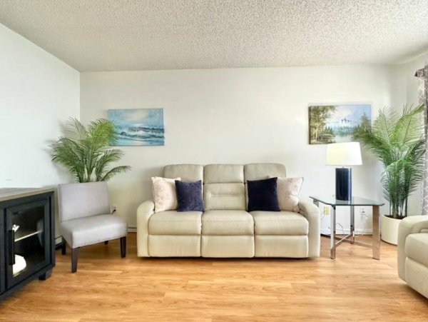 2 bedroom - 2 bathroom condo across the street from the beach