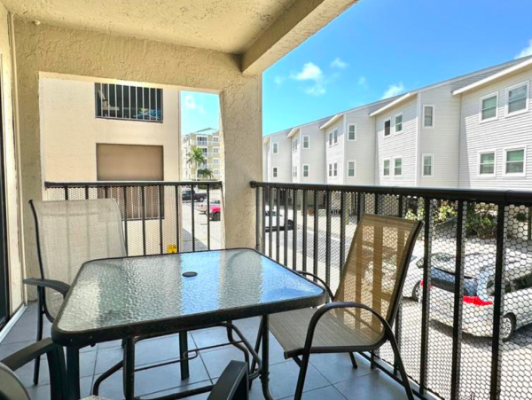2 bedroom - 2 bathroom condo across the street from the beach