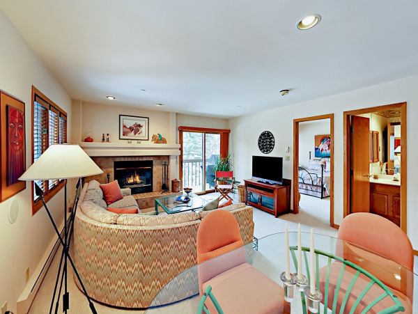 Ski-In/Ski-Out Condo with Hot Tub, Creek Views & Two Blocks to the Village!