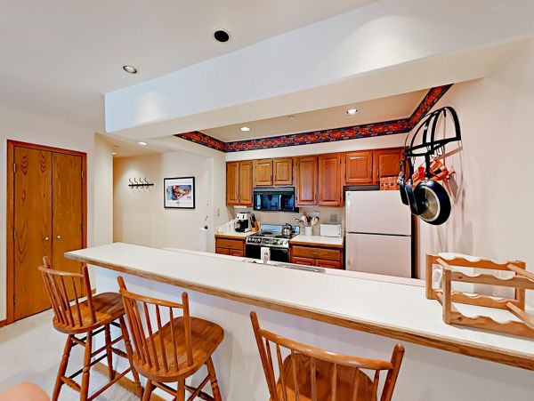 Ski-In/Ski-Out Condo with Hot Tub, Creek Views & Two Blocks to the Village!