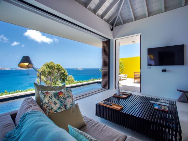 Luxurious One Bedroom Vacation Villa in St. Barts With Pool