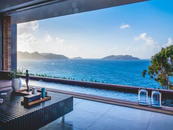 Luxurious One Bedroom Vacation Villa in St. Barts With Pool
