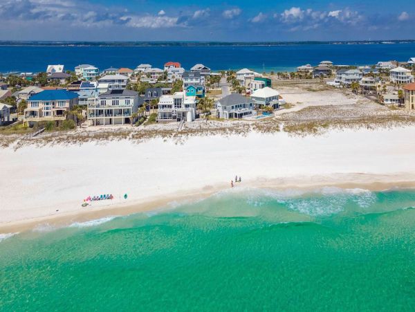 Beach Front Pensacola Vacation Home Six Bedroom Beach House Pool