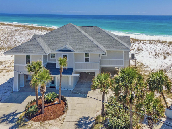 Beach Front Pensacola Vacation Home Six Bedroom Beach House Pool