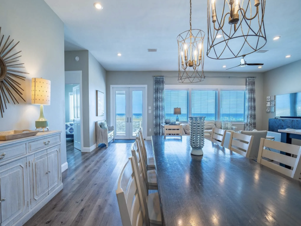 Beach Front Pensacola Vacation Home Six Bedroom Beach House Pool