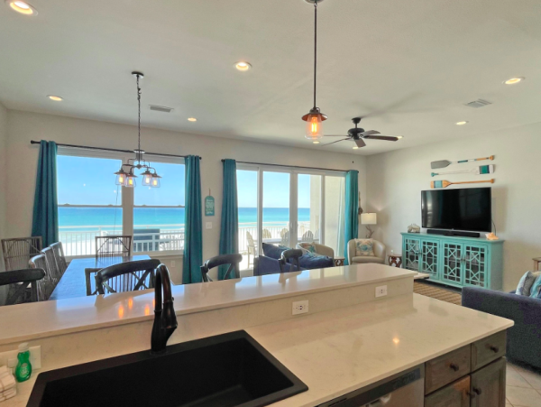 Gulf-Front 4-Bedroom Townhome with Stunning Views and Luxury Amenities
