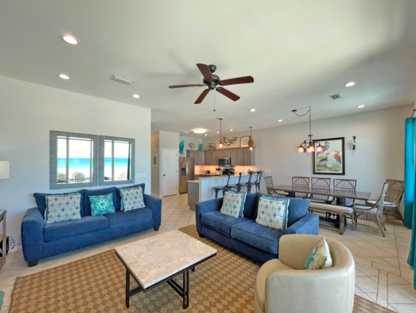 Gulf-Front 4-Bedroom Townhome with Stunning Views and Luxury Amenities