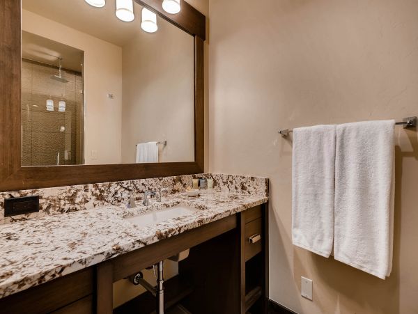  High Alpine King Ensuite Bathroom with walk-in shower