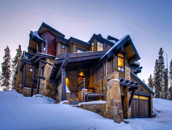a magnificent vacation home situated in the exclusive Shock Hill neighborhood of Breckenridge - access the slopes with ease from the Mid Station Gondola stop located an 8-minute walk from the home