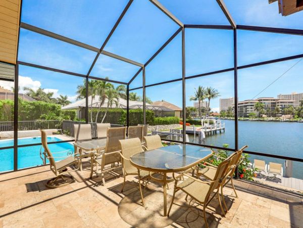 Marco Island  6 Bedroom Pool Home on the Water Walk to Beach