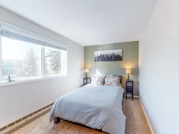 Riverfront condo with Mountain Views
