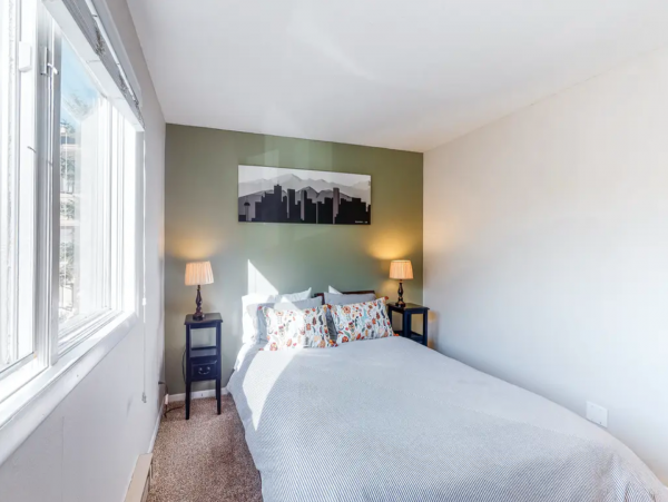 Riverfront condo with Mountain Views