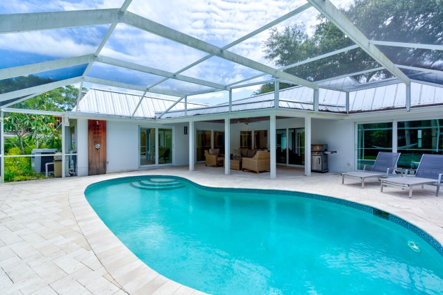 Siesta Key Four Bedroom Canal Side Vacation Rental