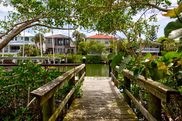 Siesta Key Four Bedroom Canal Side Vacation Rental