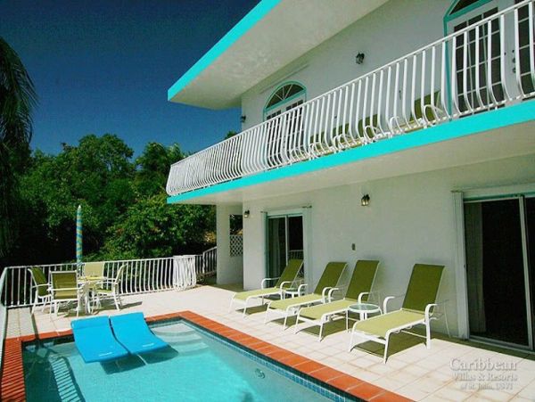 St.  John 2 Bedroom Vacation Home with Ocean Views & Pool