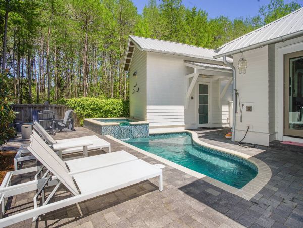 Beach Vacation Home in Seagrove with Private Pool Sleeps 12