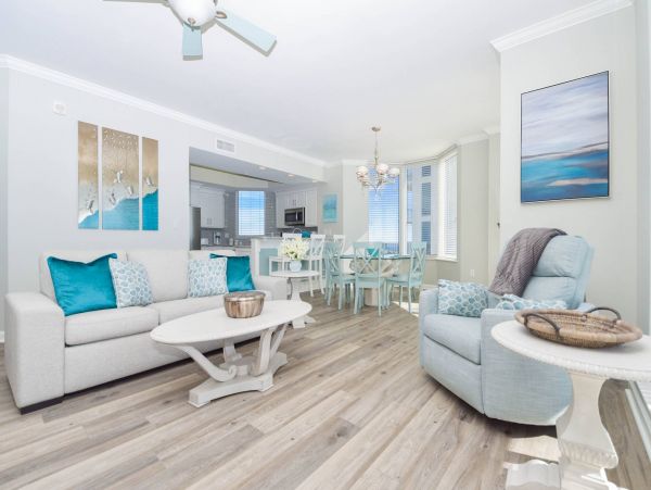 Gulf View Destin Vacation Condo Three Bedrooms Walk To Beach