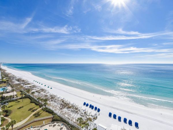 Gulf View Destin Vacation Condo Three Bedrooms Walk To Beach